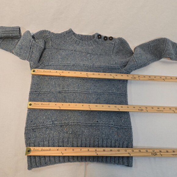 Rebecca Taylor LA VIE Teal Thick Soft Comfy Merino Wool Sweater Size M LIKE NEW! - Picture 15 of 16